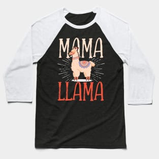 Llama Mama, Cute Llama Gift Baseball T-Shirt